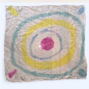 Arty's Elegant Cream Silk Scarf